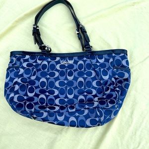 Blue Coach Bag